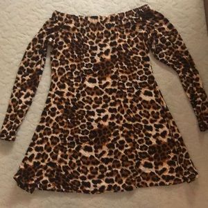 Animal print dress